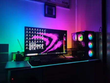 ماوس پد مخصوص بازی مدل RGB 80x30