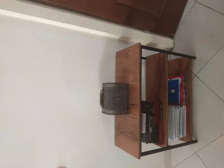 کتابخانه مدل سه طبقه چوبی فلزی کد 433