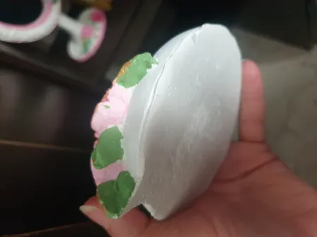 جا شمعی مدل وارمری طرح گل رز برجسته مجموعه 2 عددی