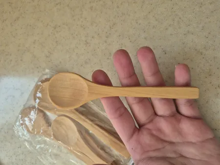 قاشق ادویه کد G100-CH بسته 6 عددی