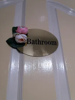 آویز درب سرویس بهداشتی مدل Pink مجموعه 2 عددی