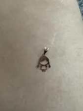 تجریه خرید آویز گردنبند طلا 18 عیار دخترانه مایا ماهک مدل MM1140 طرح دختربچه موبافت