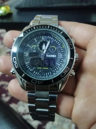 ساعت مچی عقربه ای مردانه  کوارتز اسکمی مدل 1600S