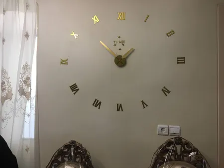 ساعت دیواری دکوراتیو مدل طرح رومی سایز 120