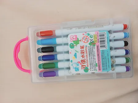 ماژیک رنگ آمیزی  12 رنگ مدل MiNi color pen  کد ZS-206
