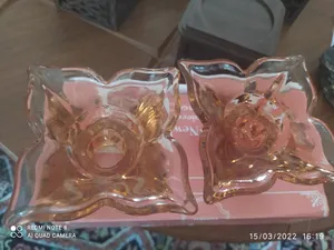 تجریه خرید جاشمعی بلور کاوه مدل Liliome بسته 2 عددی