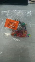 توپ بازی ضد استرس مدل Gel Bullets White Mesh Squish Ball