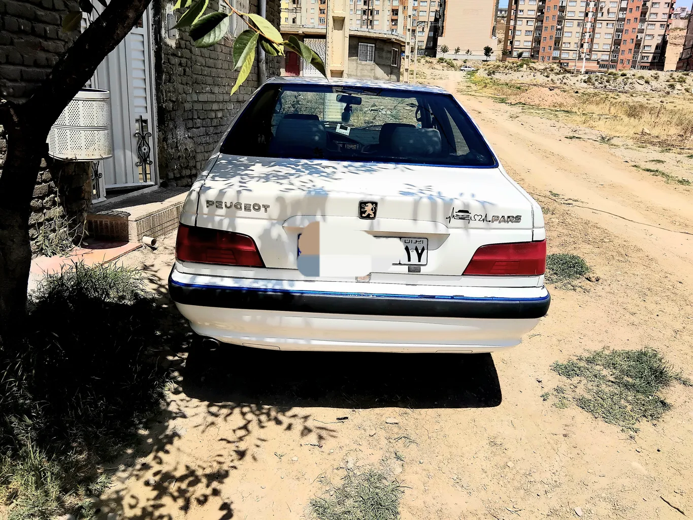 برچسب آبی سپر و زه بغل درب خودرو قطعه سازان کبیر مدل CHS-PARS20M-30572 مناسب برای پژو پارس