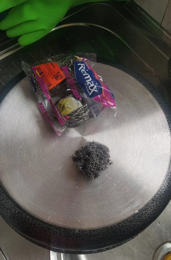 سیم ظرفشویی ریمکس مدل Stainless steel بسته 4 عددی