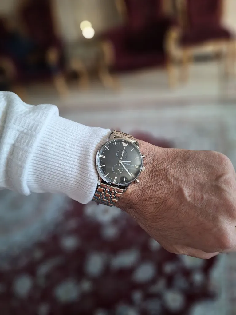 ساعت مچی عقربه‌ای کوارتز مردانه امپریو آرمانی مدل AR0389