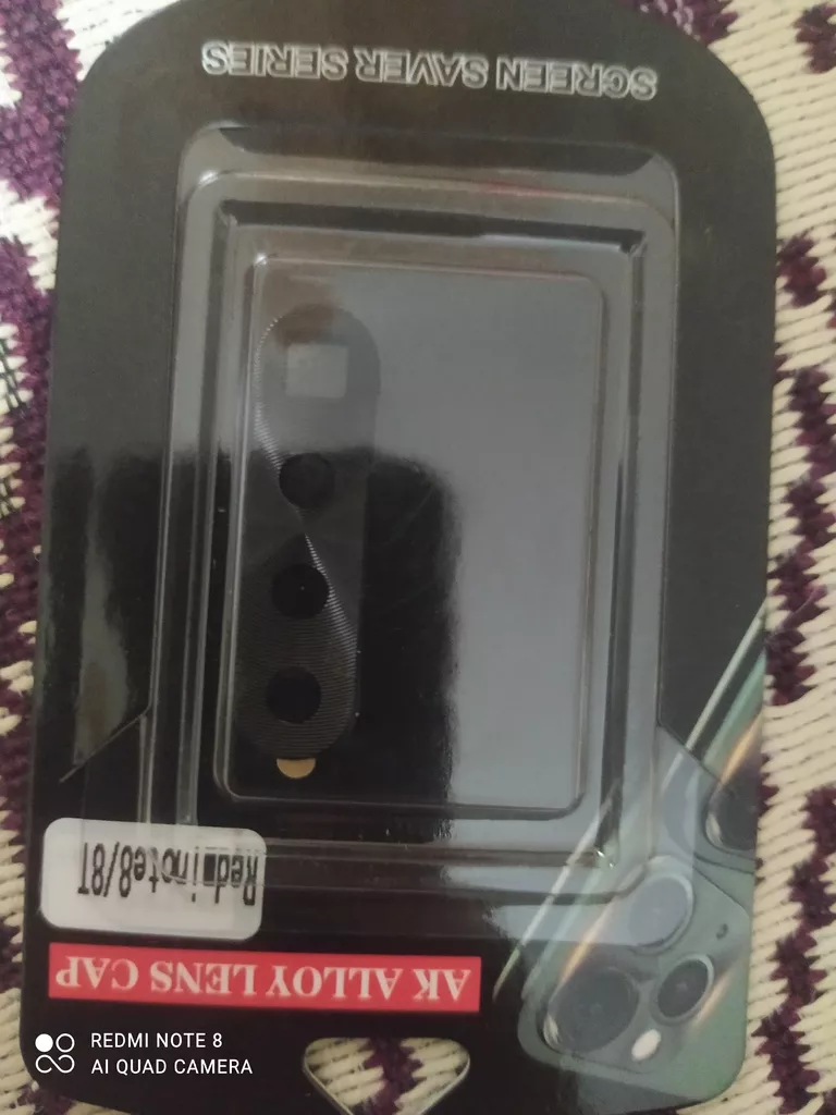 محافظ لنز دوربین مدل FlZ مناسب برای گوشی موبایل شیایومی Redmi Note 8 / Note 8