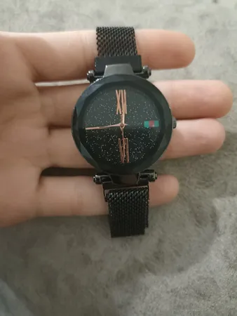 ساعت مچی عقربه ای دخترانه مدل Di Black