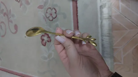 قاشق چای خوری مدل برگ کد 00601 مجموعه 6 عددی