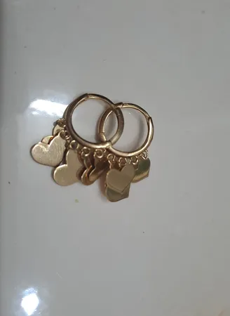 گوشواره طلا 18 عیار زنانه طلای مستجابی کد 670151