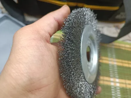 فرچه سیمی تخت افشان مدل مینی فرز 125mm