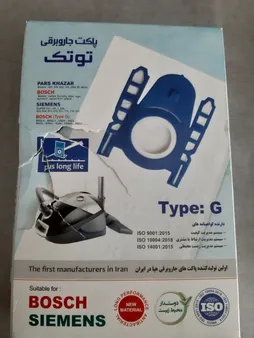 کیسه جاروبرقی توتک مدل 11001 مناسب برای جاروبرقی های زیمنس و بوش