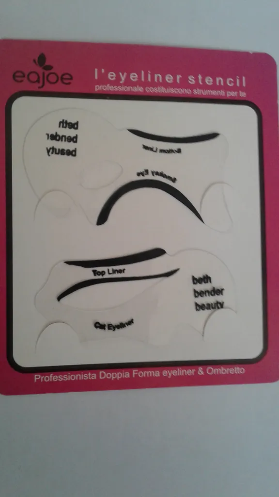 شابلون خط چشم مدل A1 بسته 2 عددی