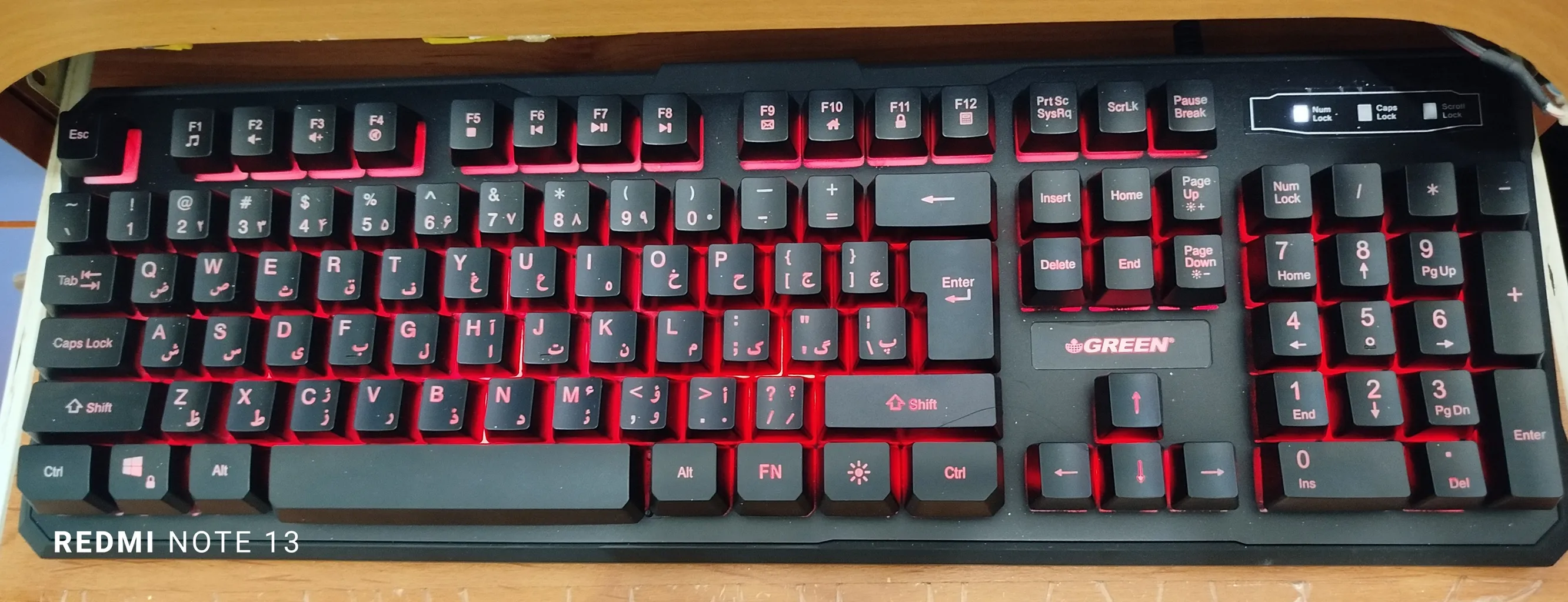 کیبورد گیمینگ گرین مدل GK601-RGB، سوییچ نیمه مکانیکال، Full-Size، نورپردازی RGB کیبورد گیمینگ گرین مدل GK601-RGB، سوییچ نیمه مکانیکال، Full-Size، نورپردازی RGB