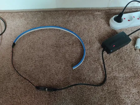 ریسه نئون فلکسی مدل v12 طول 50 سانتی متر