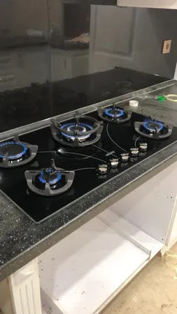 اجاق گاز صفحه‌ای پنج شعله استیل البرز مدل G5958i