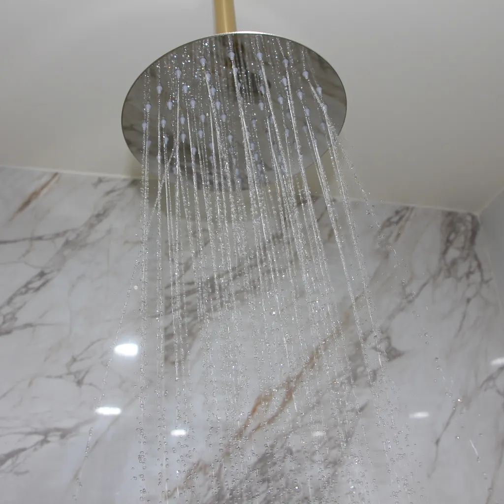 سردوش حمام پاپیروس مدل استیل New-Classic مجموعه دو عددی