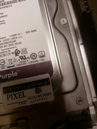 هارددیسک اینترنال وسترن دیجیتال مدل Purple WD10PURZ ظرفیت 1 ترابایت