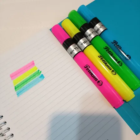 ماژیک علامت گذار پلیکان مدل Perfect بسته 6 عددی