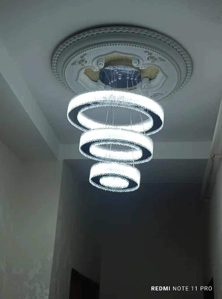 لوستر مدل سه حلقه مدرن