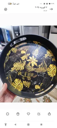 سینی مدل leaves