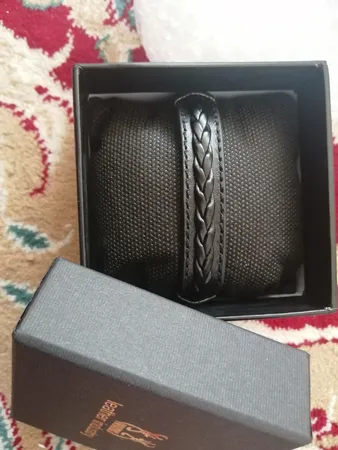 دستبند چرم وارک مدل حامی کد rb240