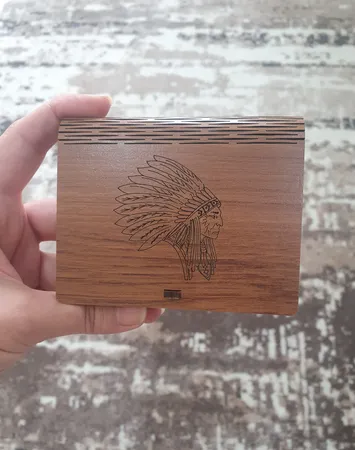 جعبه سیگار مدل سرخپوست xx