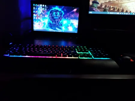 کیبورد گیمینگ ردراگون مدل Shiva K512W، سوییچ ممبران، Full-Size، نورپردازی RGB