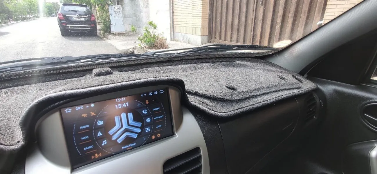 روکش داشبورد خودرو بابل کارپت مدل 009 مناسب برای کوییک مانیتور دار