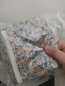 کیسه نان و سبزی طرح گل کد PJ-104191