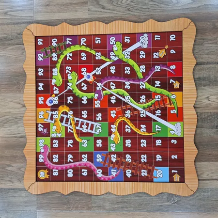 بازی فکری مدل منچ و مارپله کد G1