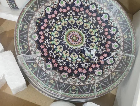 سرویس پذیرایی 9 پارچه مقصود مدل ترنج ورژن 2