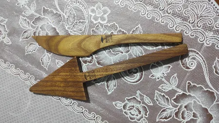 کفگیر سرو کیک مدل wood