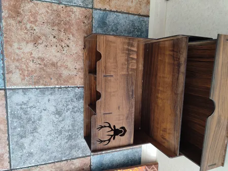 جامدادی رومیزی مدل فروردین طرح گوزن کد 0002