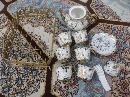 سرویس چای خوری 13 پارچه مدل لوکس