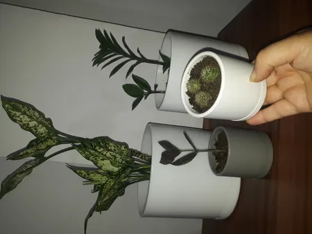 گلدان طرح استوانه مدل مهرنی 7.5-103