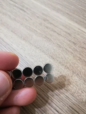 آهن ربای نیودیمیوم مدل دیسکی 8x3 بسته 10 عددی