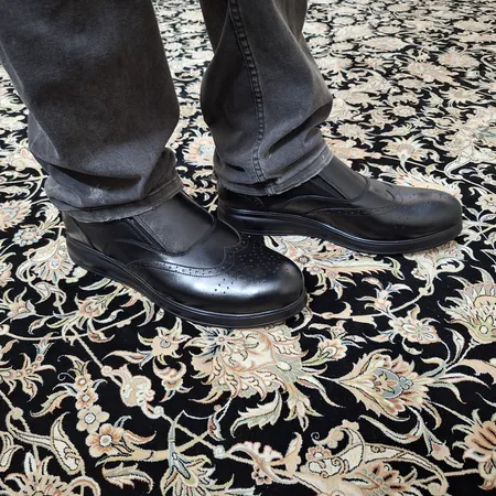 کفش روزمره مردانه چرم عطارد مدل چرم طبیعی کد SH61