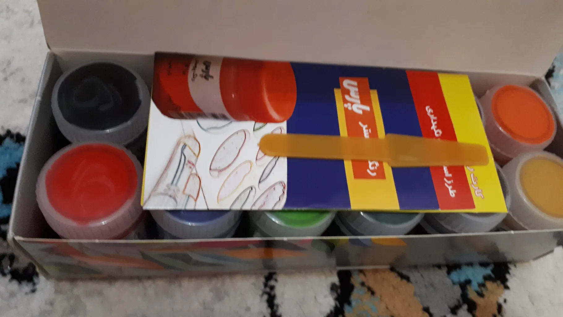 گواش 12 رنگ پارس مدل 0036