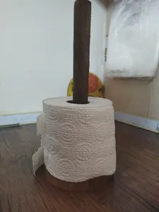 تجریه خرید پایه رول دستمال کاغذی آرونی چوب طرح روستیک مدل SHOKA