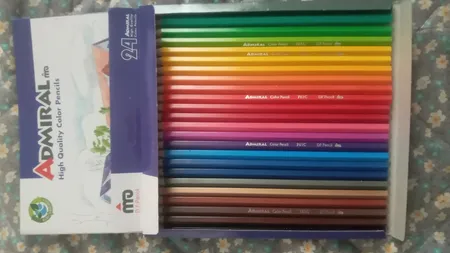 مداد رنگی 24 رنگ ادمیرال مدل 761c