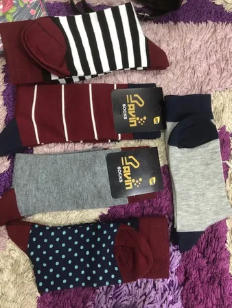 جوراب زنانه مدل پاوین پنج بسته 5 عددی