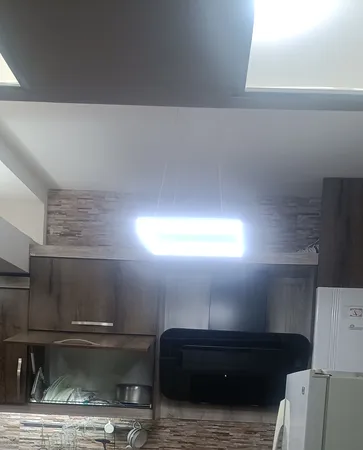 لوسترسقفی مدرن مربع ماد1طبقه کدM105k