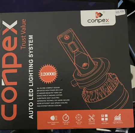 هدلایت کانپکس مدل M8 PRO پایه 9005 بسته دو عددی