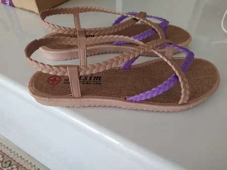 صندل رکابدار زنانه نسیم مدل هلن کد 2085