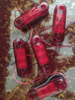 چراغ خطر موتور سیکلت مدل نانو الکترونیک کدR202X5 مجموعه 5عددی